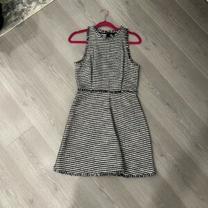 ZARA Black Tweed Mini Dress (small)